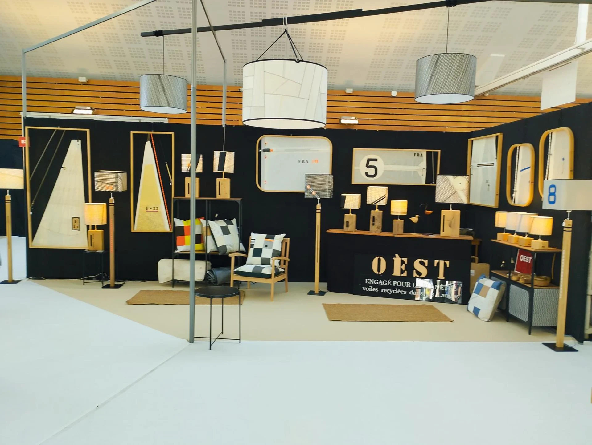 OÈST Ateliers - handcrafted pieces in recycled boat sails, made in the Landes