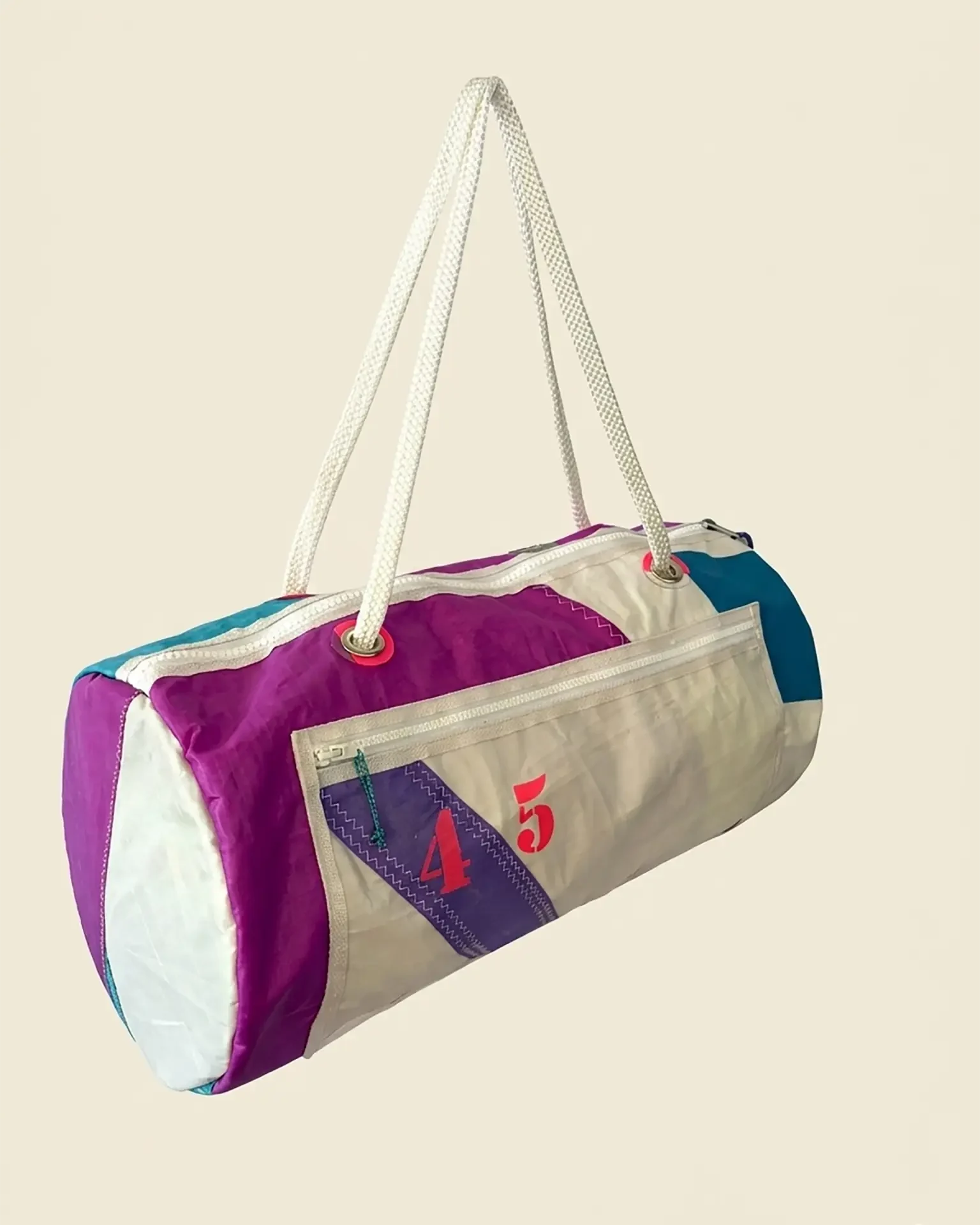 80′ Bag, bag in recycled boat sail, OÈST Ateliers, Landes, France