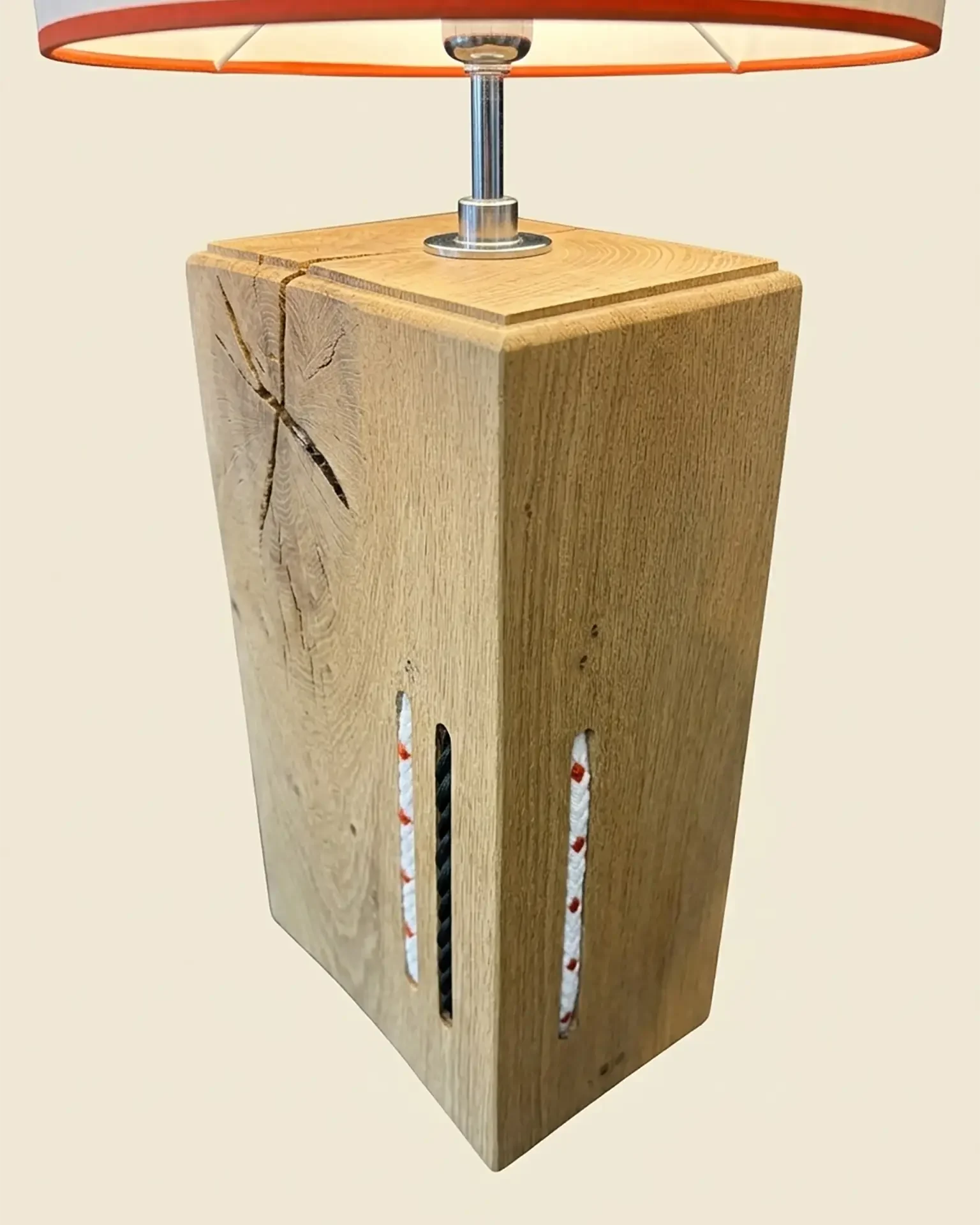 Babord Lamp in colourful recycled boat sail, OÈST Ateliers, Landes - view 6