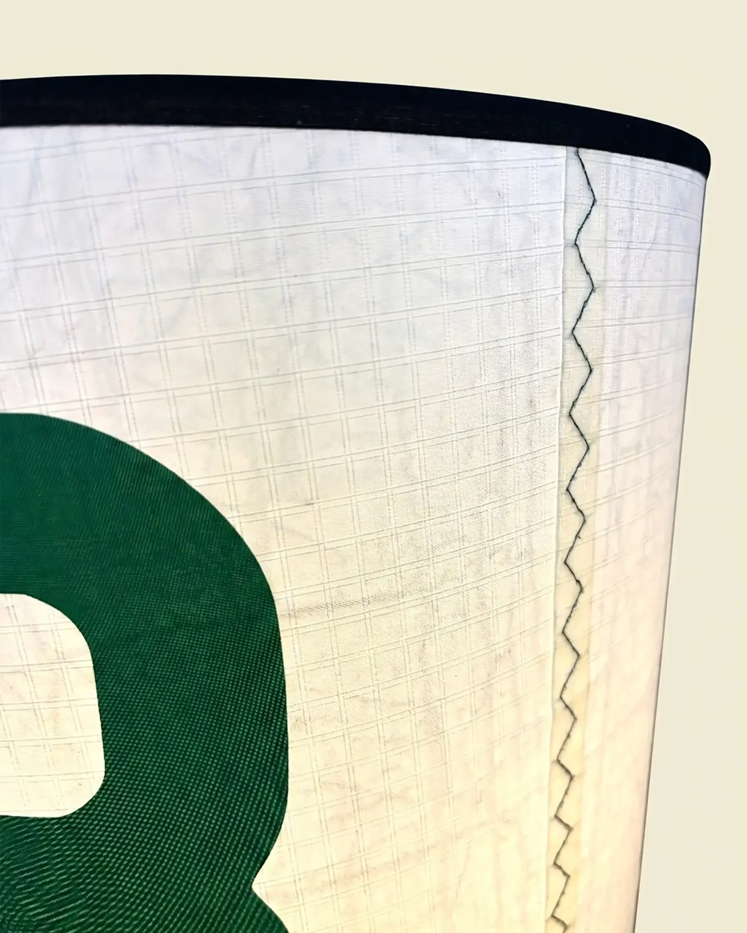 Babord Lamp in colourful recycled boat sail, OÈST Ateliers, Landes - view 2
