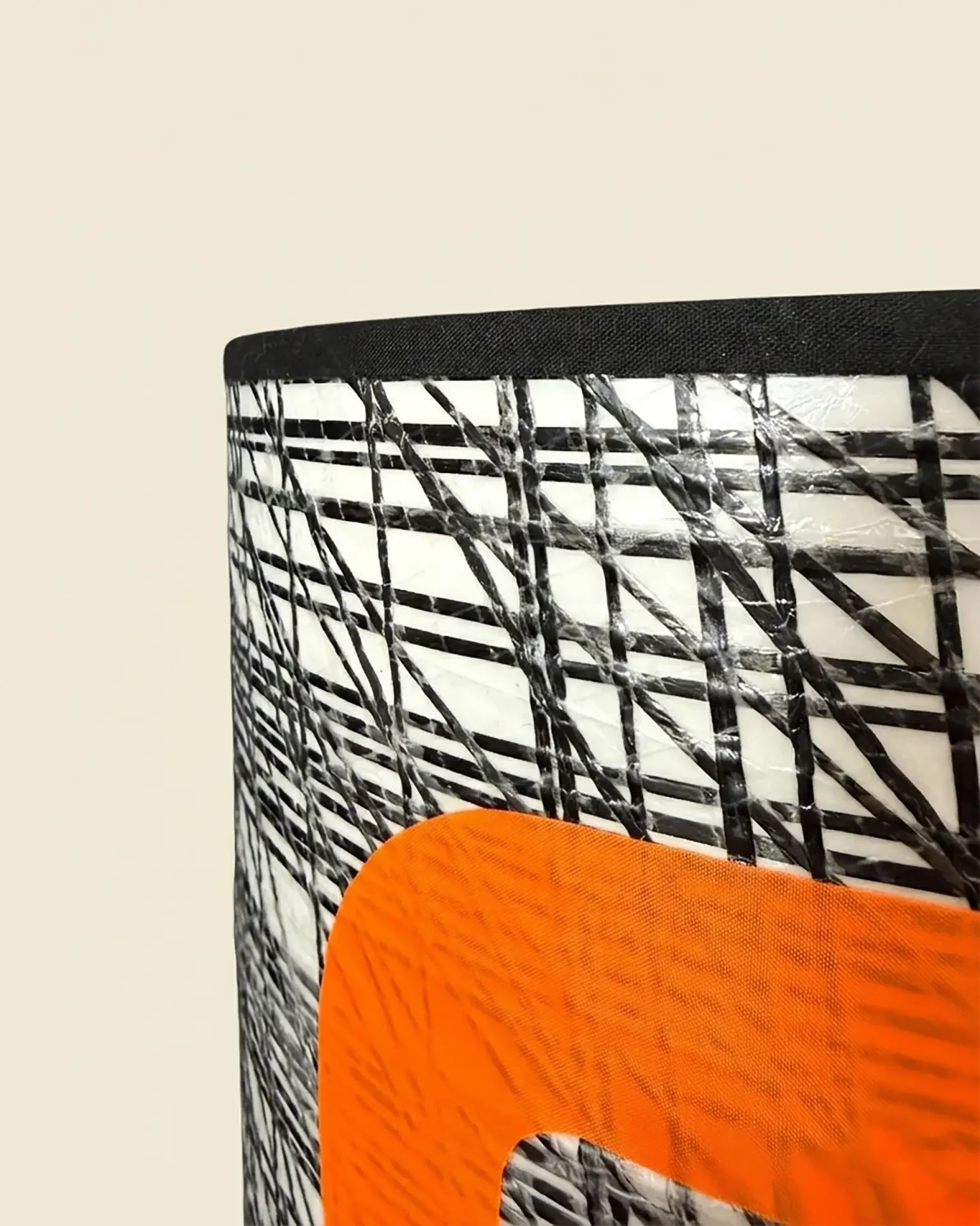 Babord Lamp in colourful recycled boat sail, OÈST Ateliers, Landes - view 7