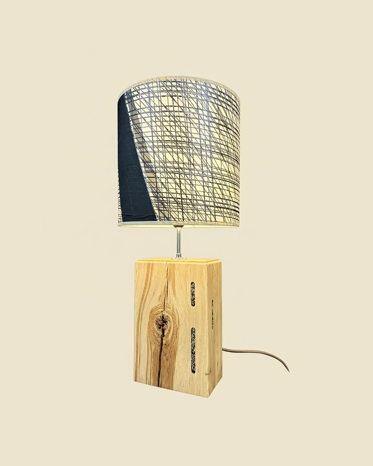 Babord Lamp in colourful recycled boat sail, OÈST Ateliers, Landes - view 6