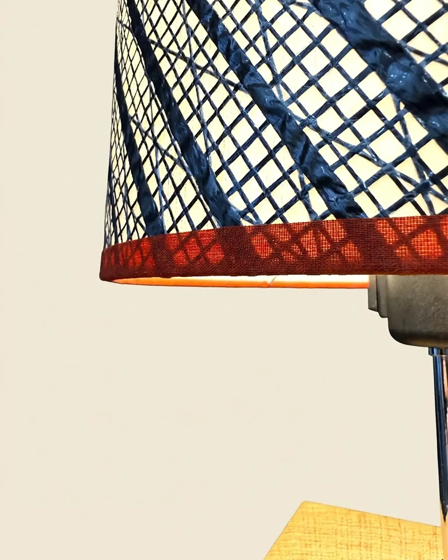 Mini Transat Lamp in recycled boat sail, OÈST Ateliers, Landes - view 2