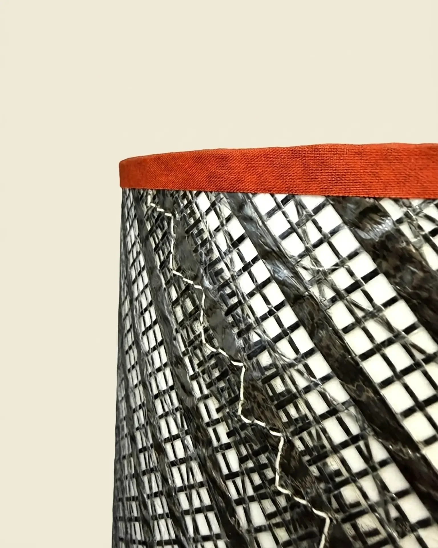 Mini Transat Lamp in recycled boat sail, OÈST Ateliers, Landes - view 3