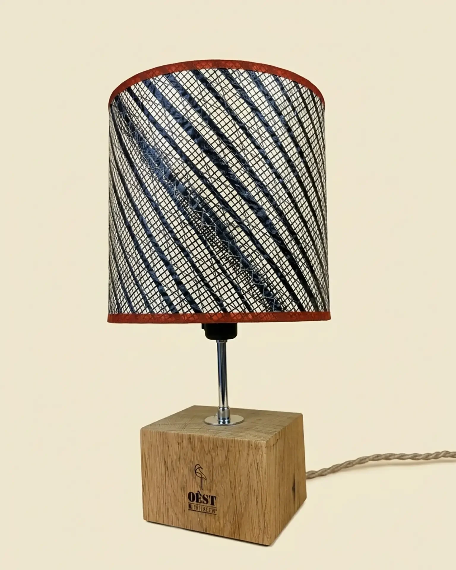 Mini Transat Lamp in recycled boat sail, OÈST Ateliers, Landes - view 4