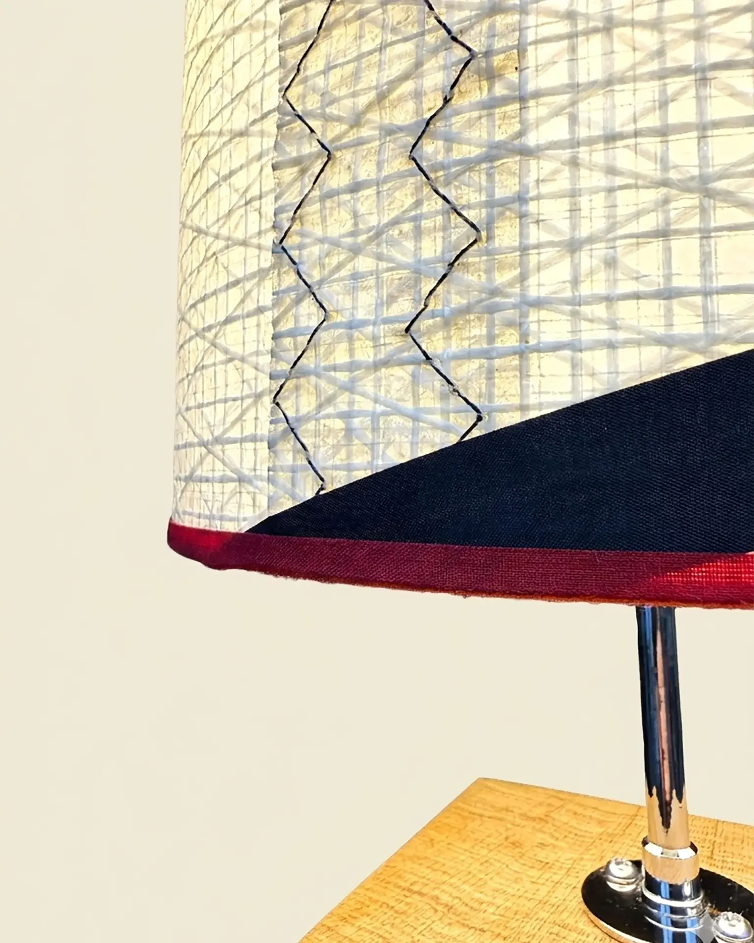 Mini Transat Lamp in recycled boat sail, OÈST Ateliers, Landes - view 2