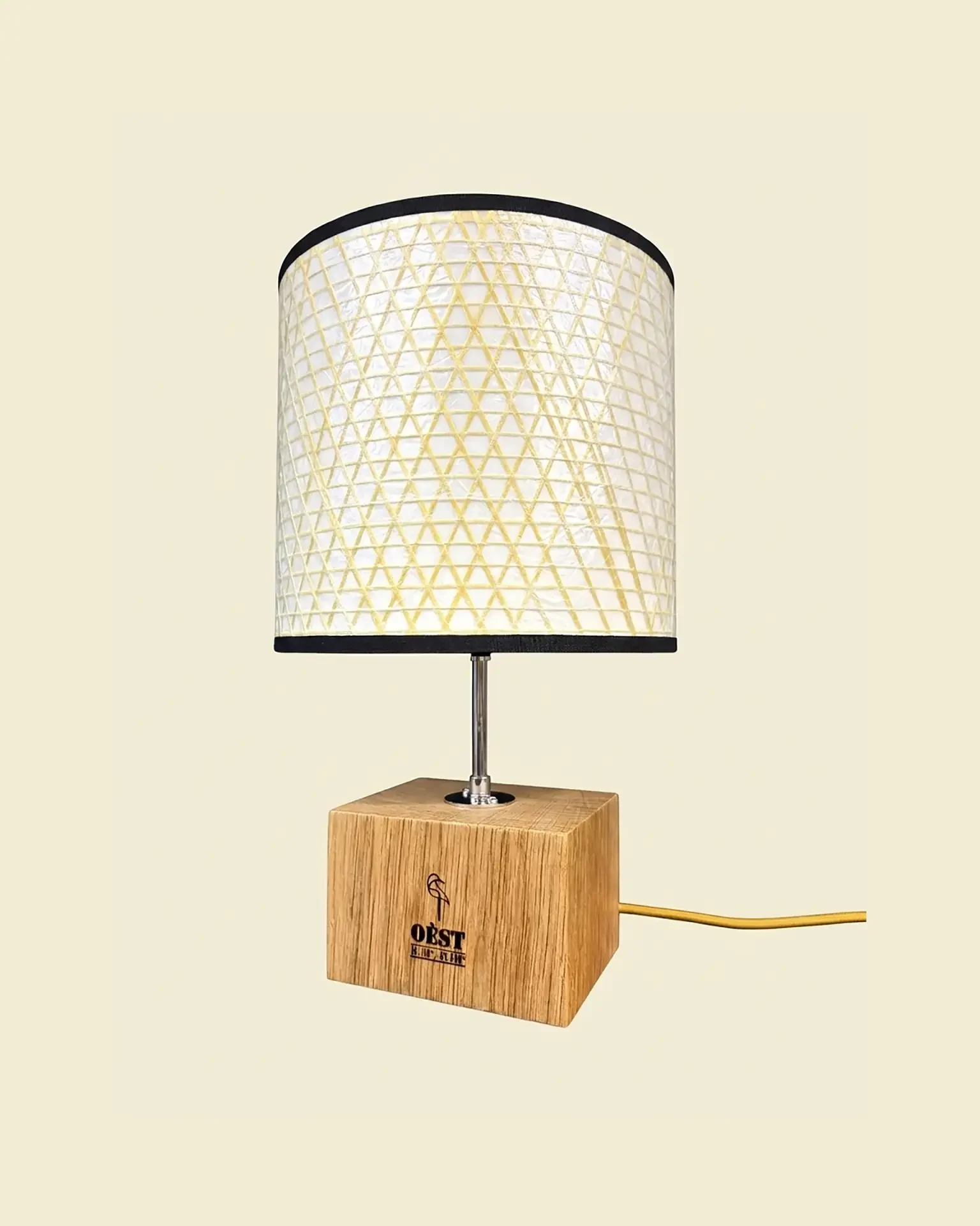 Mini Transat Lamp in recycled boat sail, OÈST Ateliers, Landes