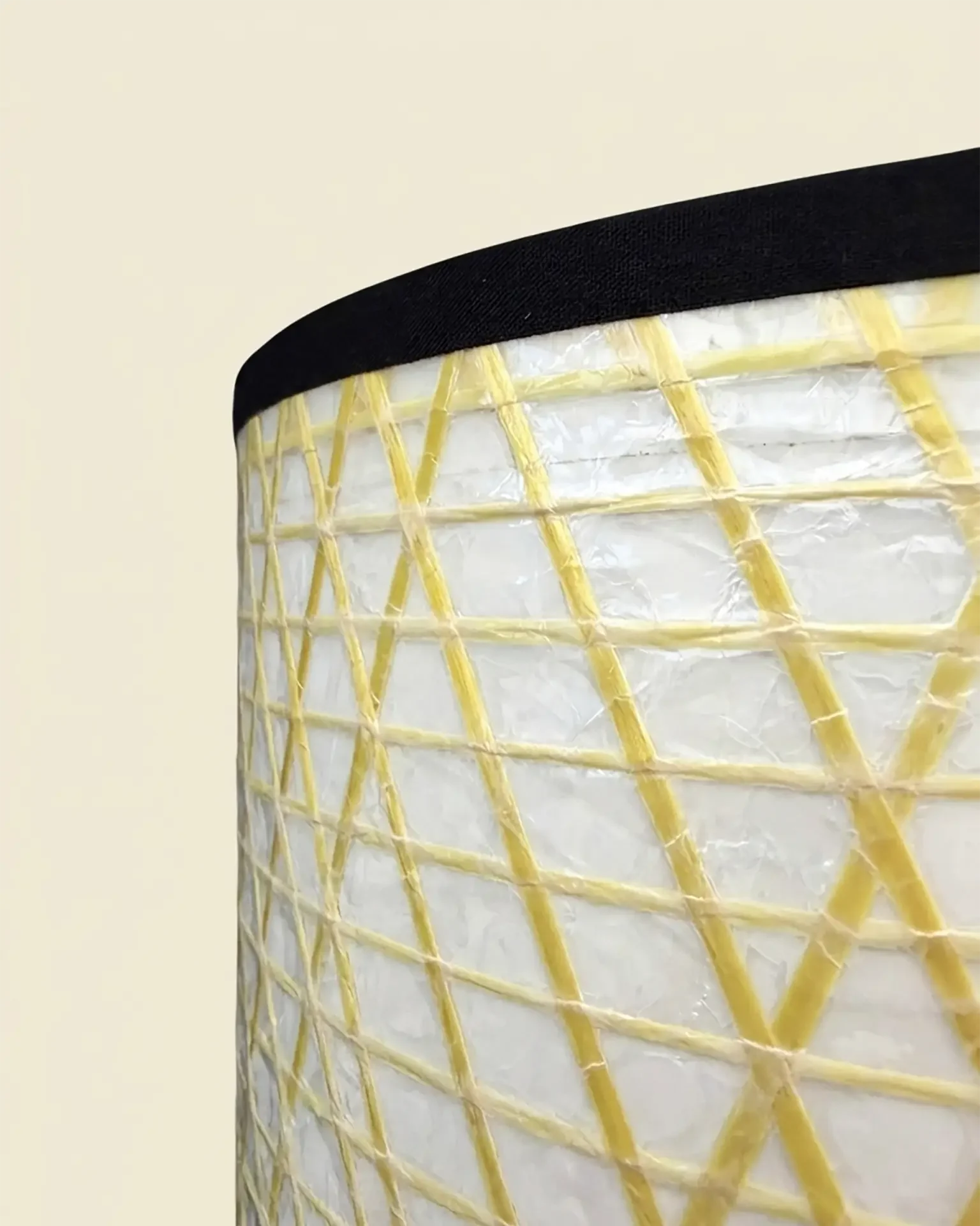Mini Transat Lamp in recycled boat sail, OÈST Ateliers, Landes - view 2