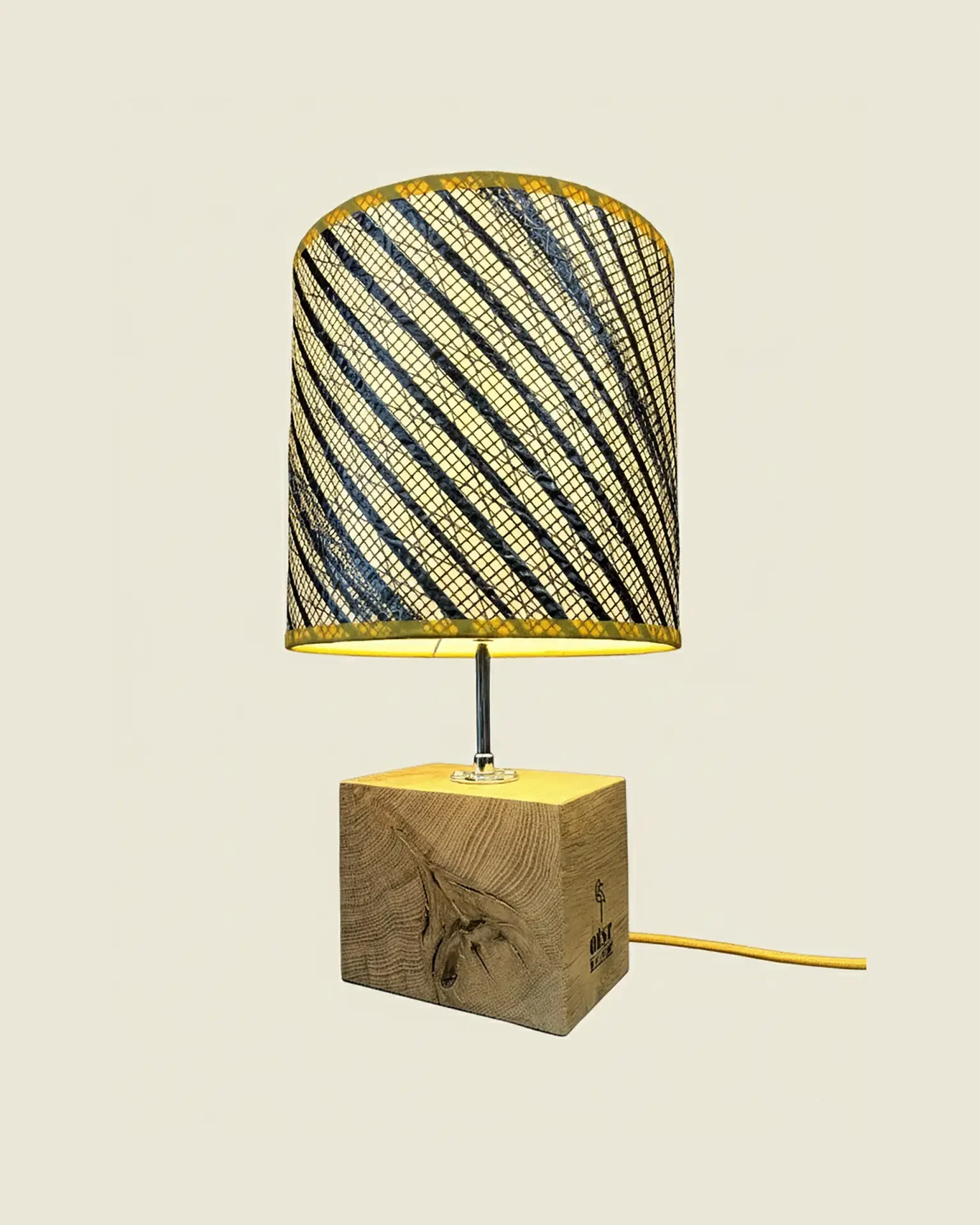 Mini Transat Lamp in recycled boat sail, OÈST Ateliers, Landes - view 3