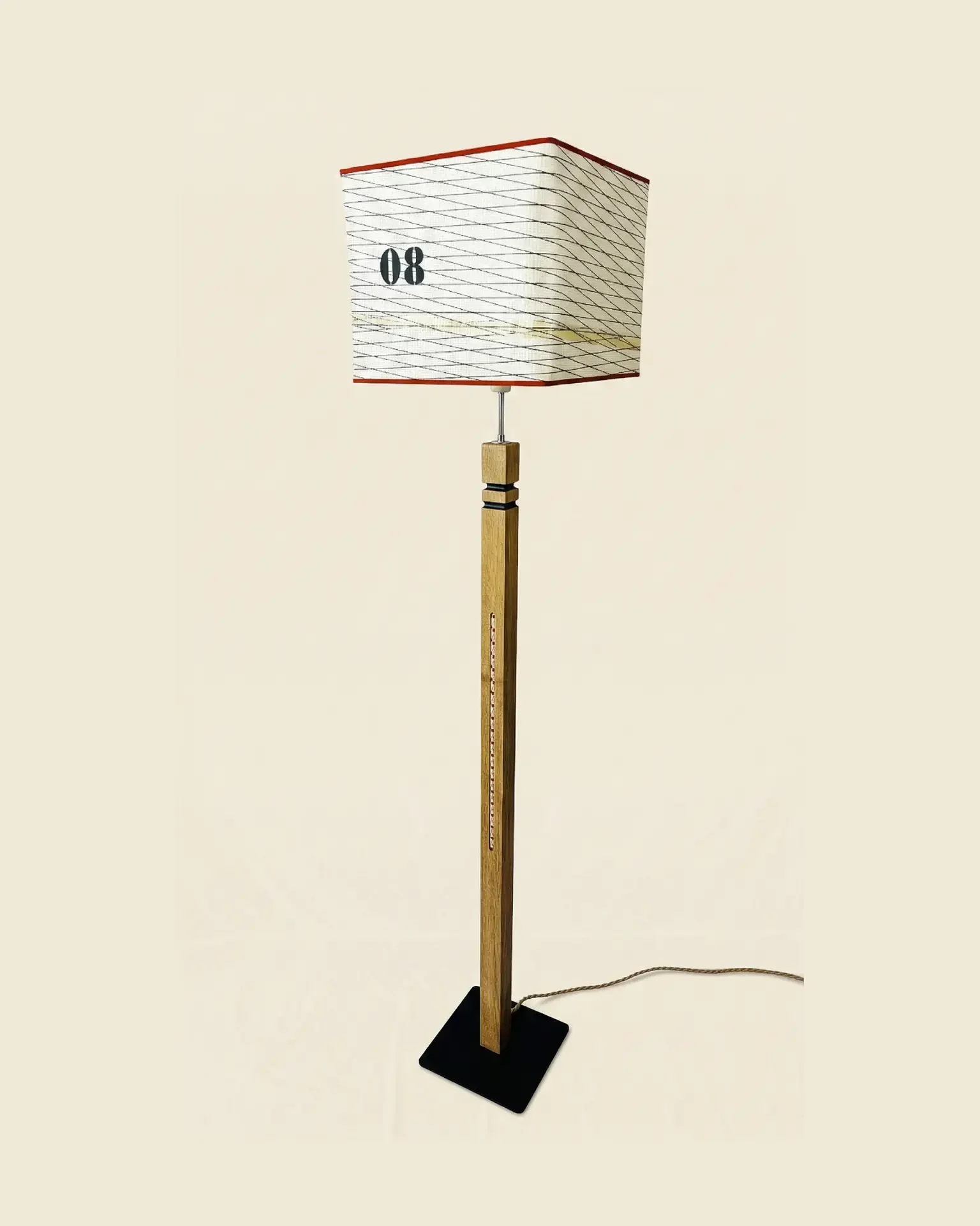 Cordouan Lighthouse - lighthouse lamp in recycled boat sail, OÈST Ateliers