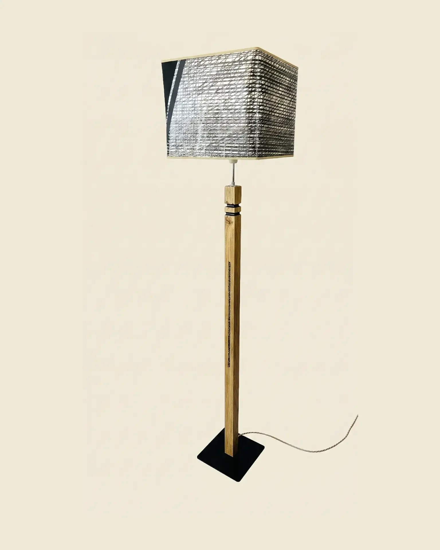 Cap Fréhel Lighthouse - lighthouse lamp in recycled boat sail, OÈST Ateliers