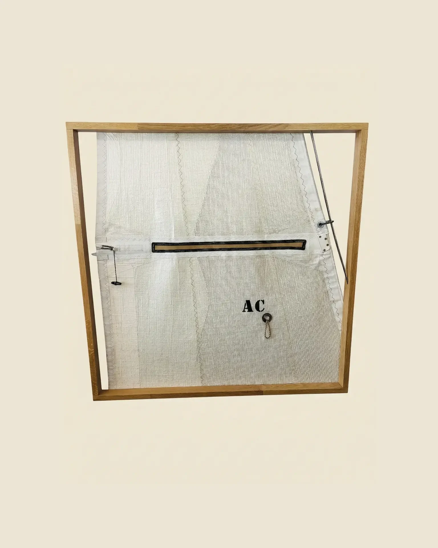 Picture AC - wall picture in recycled boat sail, OÈST Ateliers